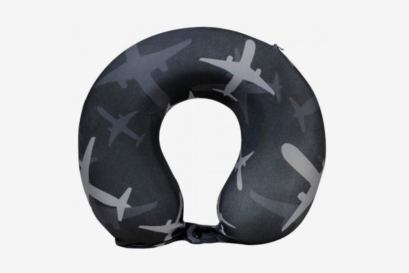 Cloudz Memory Foam Patterned Travel Neck Pillow.